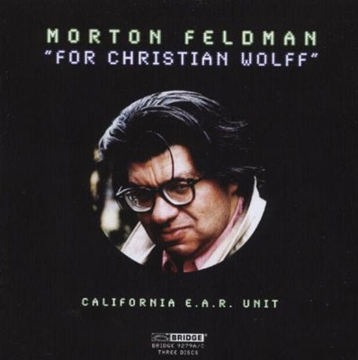 MORTON FELDMAN : For Christian Wolff - ウインドウを閉じる