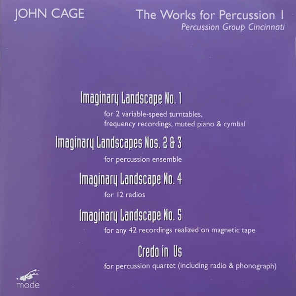 JOHN CAGE : The works for percussion I