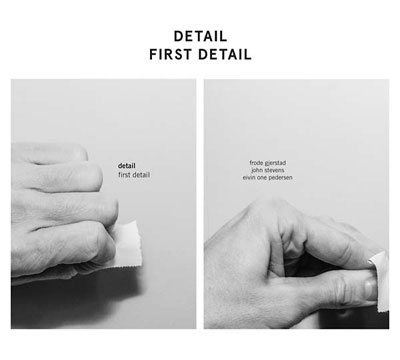 DETAIL : First Detail DETAIL : First Detail
