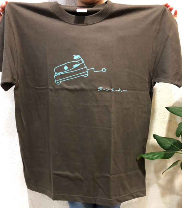 KATSURA MOURI : Turntable T-Shirt (Charcoal)