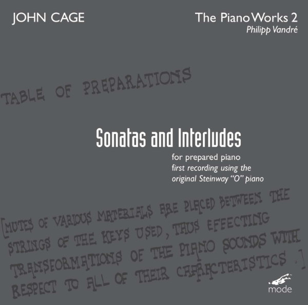JOHN CAGE : The Piano Works 2 - Sonatas And Interludes