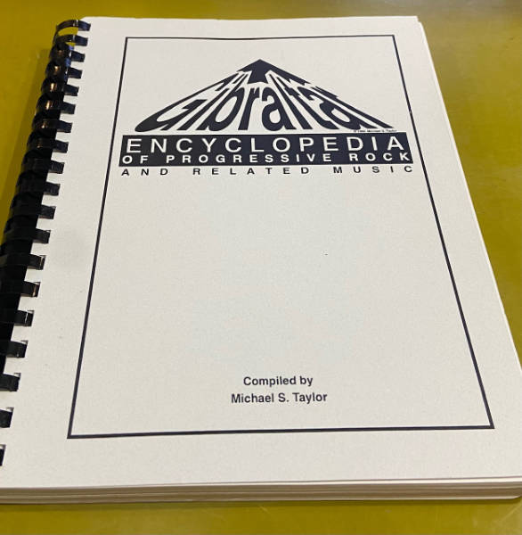MICHAEL S.TAYLOR : Gibraltar Encyclopedia of Progressive Rock and Related Music