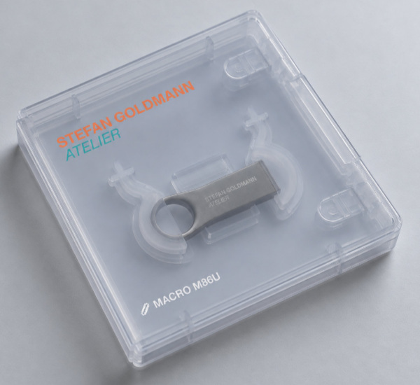 STEFAN GOLDMANN : USB stick with Atelier stem / layer collection