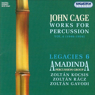 JOHN CAGE : Works For Percussion, Vol. 4 (1940-1956)