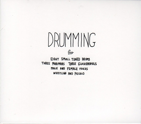 STEVE REICH : Drumming - Click Image to Close