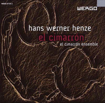 HANS WERNER HENZE : El Cimarron - ウインドウを閉じる
