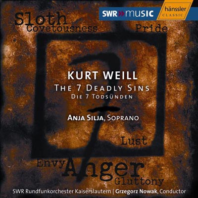 KURT WEILL : The 7 Deadly Sins