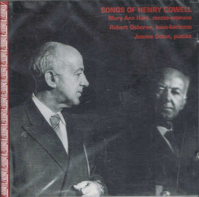 HENRY COWELL : Songs of Henry Cowell - Click Image to Close