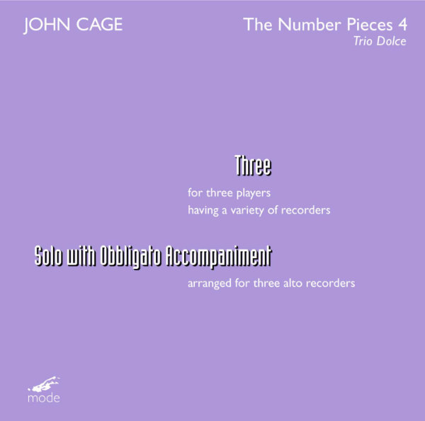 JOHN CAGE : The Number Pieces 4