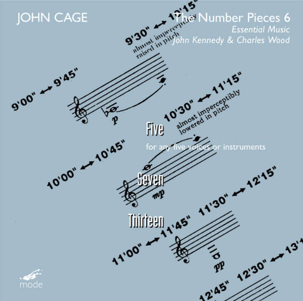 JOHN CAGE : The Number Pieces 6 - Click Image to Close