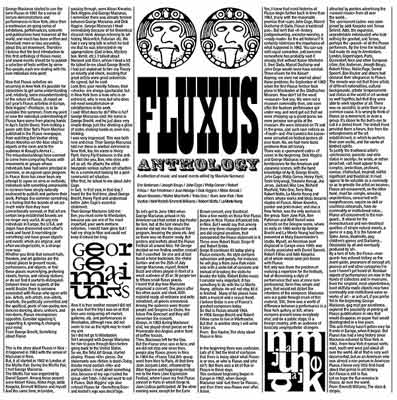 V.A : Fluxus Anthology : A Collection Of Music And Sound Events - ウインドウを閉じる