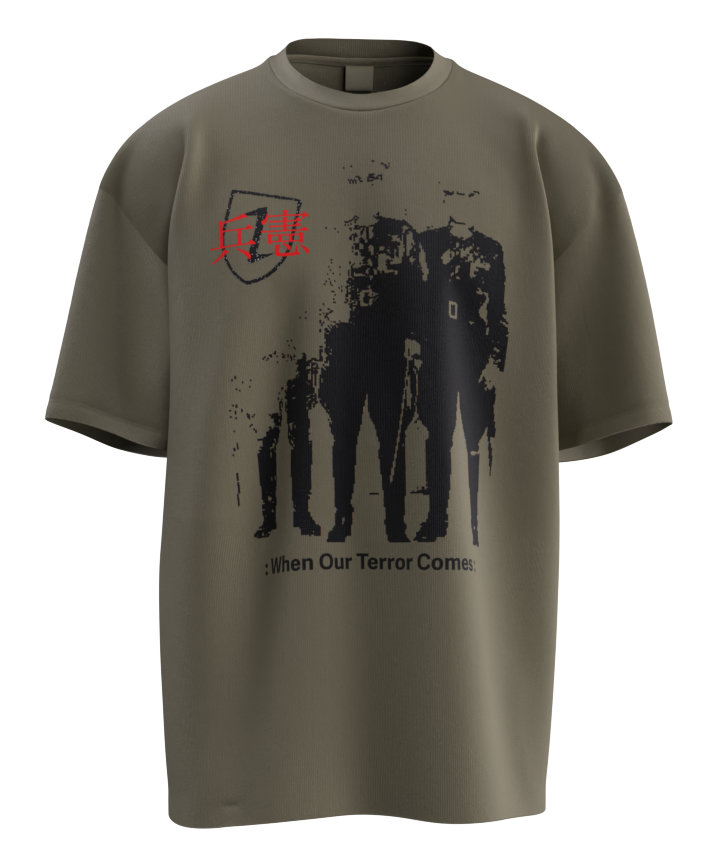 GENOCIDE ORGAN : OSAKA KEMPEITAI [SAND COL] – T-SHIRT (XL)