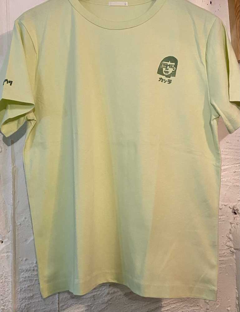 KATSURA MOURI : T-Shirt (Light Green) - Click Image to Close