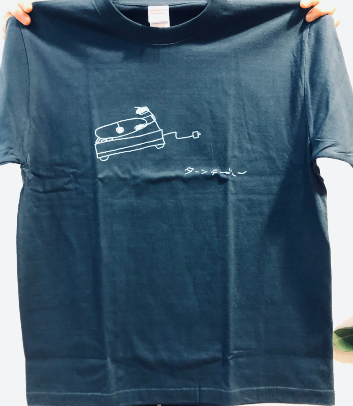 KATSURA MOURI : Turntable T-Shirt (Slate)