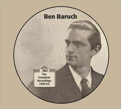 BEN BARUCH : The Complete Recordings 1949-50 - ウインドウを閉じる