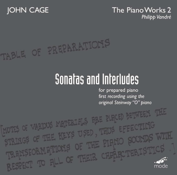 JOHN CAGE : The Piano Works 2 - Sonatas And Interludes - Click Image to Close