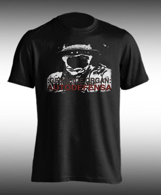 GENOCIDE ORGAN : Autodefensa T-shirt - Click Image to Close